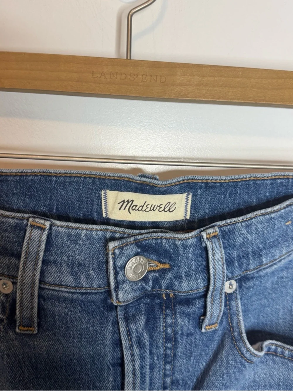 Madewell The Perfect Vintage Jean Kepler Wash Slim Straight Leg Denim Size 28 - Picture 3 of 8